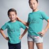 Big Sis Lil Bro Pure Cotton Tshirt for Siblings Sky Blue