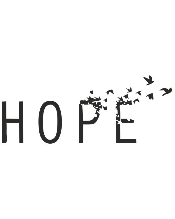 Hope Funky Pure Cotton Hoodie for Women White Design