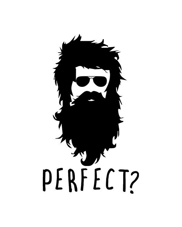 Perfect Beard Animated Pure Cotton Hoodie for Men | Gift Speaks