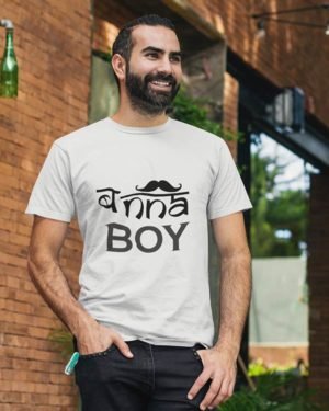 Banna Boy Rajasthani Pure Cotton Tshirt For Men White
