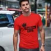 Birthday King Pure Cotton Tshirt For Men Red