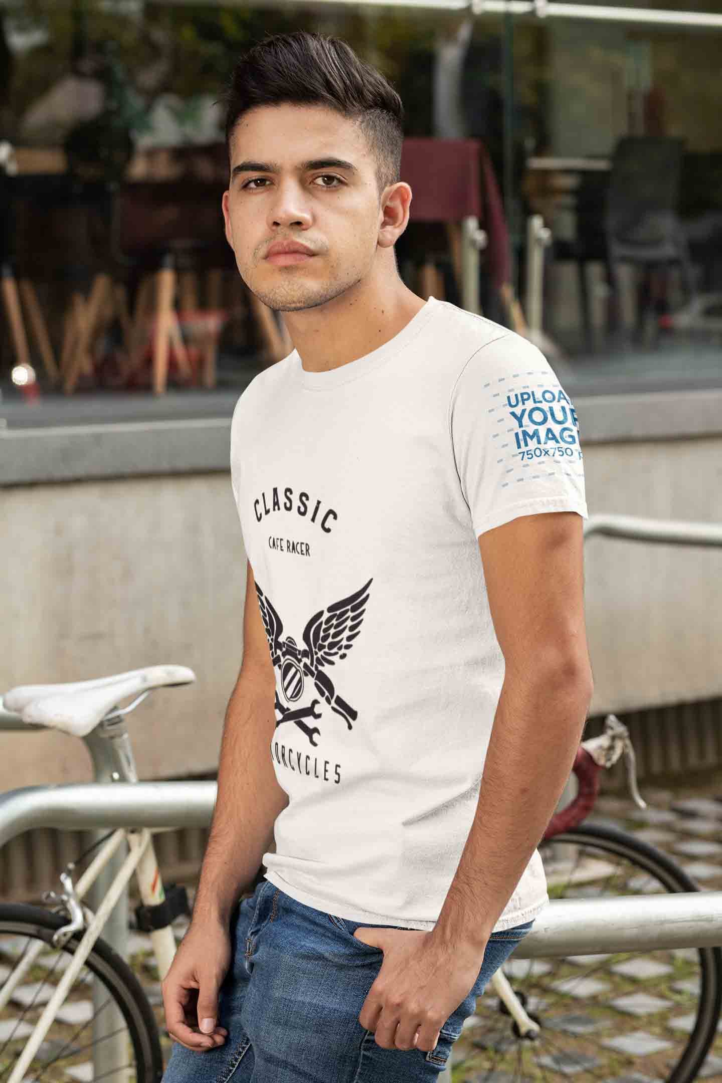 Classic Motorcycles Biker Pure Cotton Tshirt for Men | Gift Speaks