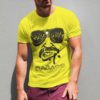 Badass Pure Cotton Tshirt for Men Yellow