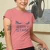 Don't Stare Pure Cotton Tshirt for Women pink