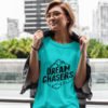 Dream Chasers Pure Cotton Tshirt for Women Sky Blue