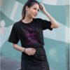 I'm Ready For Weekend Pure Cotton Tshirt for Women Black