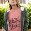 One of a kind Pink Pure Cotton Tshirt For Women