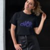 Ouch Pure Cotton Tshirt for Women Black