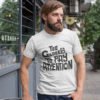 Too Gareeb to Pay Attention Pure Cotton Tshirt for Men WHite