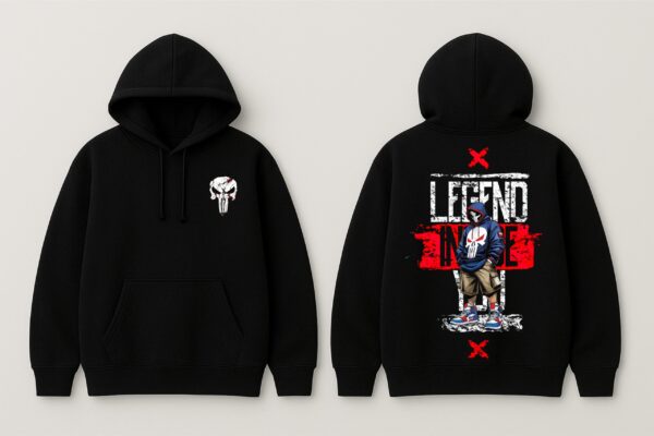 8NC9IOTA_WGFI26ML9O_2026-01-30_7.jpg Punisher Skull Black Hoodie for Men | Dark Street Art Graphic Hoodie | Premium Fleece 300 GSM Winter Pullover Hoodie for Urban Style By Giftspeaks