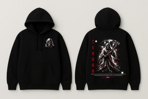 DVo9pVS_XX2C0PS1U1_2026-01-30_3.jpg Ares Warrior Graphic Black Hoodie for Men | Premium Fleece Streetwear Hoodie with Back Print | Winter Fashion Hoodie | By Giftspeaks