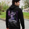 Anime Samurai Graphic Black Hoodie for Men | Japanese Streetwear Ninja Print Hoodie | Premium Fleece 300 GSM Winter Pullover Hoodie for Casual & Urban Wear By Giftspeaks