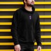 Anime Samurai Graphic Black Hoodie for Men | Japanese Streetwear Ninja Print Hoodie | Premium Fleece 300 GSM Winter Pullover Hoodie for Casual & Urban Wear By Giftspeaks