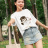 Cute Cupid Cartoon Couple T-Shirt for Men & Women | Matching Love Arrow Couple Tee | Romantic Oversized Couple T-Shirts