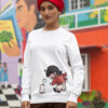 Cute Cartoon Couple Sweatshirt – Matching White Couple Upper for Men & Women | Premium Fleece 300 GSM
