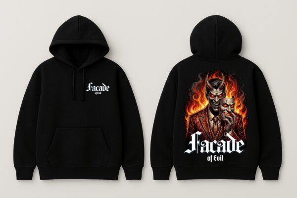 WMFHB_Facade_of_evil_1768043723816_e4nx75wqe5nolux.jpg Black Graphic Hoodie for Men | Facade of Evil Devil Back Print Hoodie | Trendy Street Style Winter Wear for Boys | Printed Hoodie for Daily Use and Gifting | by giftspeaks