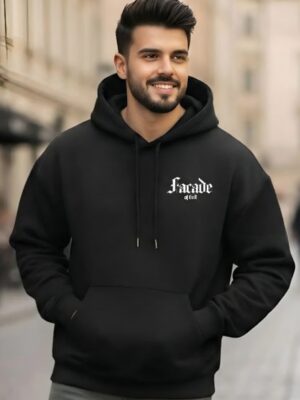 Black Graphic Hoodie for Men | Facade of Evil Devil Back Print Hoodie | Trendy Street Style Winter Wear for Boys | Printed Hoodie for Daily Use and Gifting | by giftspeaks