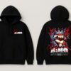 Real King Power Graphic Black Hoodie for Men | Crown & Fist Back Print Streetwear Hoodie | Motivational Winter Wear Hoodie for Daily Style by GiftSpeaks