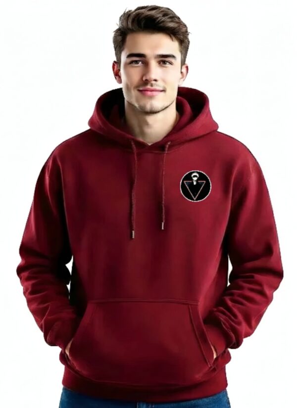 Anime Inspired Graphic Hoodie for Men | Premium Streetwear Back Print Hoodie | Oversized Casual Wear Hoodie by giftspeaks | Maroon