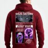 Anime Inspired Graphic Hoodie for Men | Premium Streetwear Back Print Hoodie | Oversized Casual Wear Hoodie by giftspeaks | Maroon