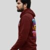 Men Trust God And Pray Printed Hoodie Maroon | Inspirational Quote Hoodie for Men | Streetwear Winter Hoodie | Fleece Fabric 300 GSM | Casual & Daily Wear Hoodie by Giftspeaks