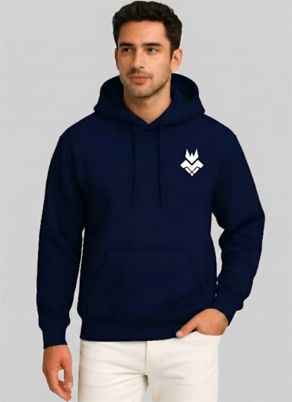 WMFHN_Mind_Life_1768043800903_kq03u42qj8l2wu5.jpg Mind Over Life Quote Graphic Hoodie for Men | Navy Blue Regular Fit Hoodie | Motivational Back Print | Fleece 300 GSM | Giftspeaks