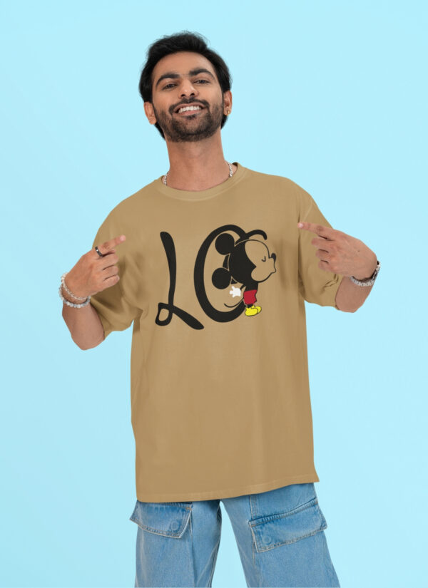 souioqgP_QDP0B1NQSF_2026-01-14_2.jpg LOVE Couple Oversized T-Shirt – Unisex Beige Matching Couple Tee | Loopknit 240 GSM Premium Streetwear