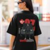 Women Void Walker Oversized Printed T-Shirt Navy Blue & Black | Anime Streetwear Back Print Oversized T-Shirt for Women | Casual & Trendy Girls T-Shirt | Loopknite Fabric 240 GSM by Giftspeaks