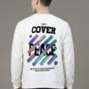 Off Cover Peace Graphic White Sweatshirt for Men | Confidence Streetwear Back Print | Premium Fleece 300 GSM | By Giftspeaks