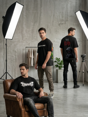 Oversized Graphic Printed T-Shirt Combo for Men Premium Cotton Streetwear Tees (Pack of 3)