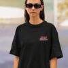 Women Void Walker Oversized Printed T-Shirt Navy Blue & Black | Anime Streetwear Back Print Oversized T-Shirt for Women | Casual & Trendy Girls T-Shirt | Loopknite Fabric 240 GSM by Giftspeaks