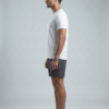Plain White Round Neck T-Shirt | 180 GSM Mesh Knit | 100% Polyester | Stretchable Sports Wear