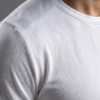 Plain White Round Neck T-Shirt | 180 GSM Mesh Knit | 100% Polyester | Stretchable Sports Wear