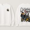 Criminal Mode Oversized Sweatshirt – Women White Graphic Streetwear | Fleece 300 GSM Premium Winter Sweatshirt