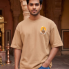5QCvnsCp_WGKSRXITJ1_2026-05-08_2.png Unisex Oversized Hanuman Warrior Graphic T-Shirt Bold Devotion Design, Beige Cotton Tee