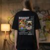 Womens Black Oversized T-Shirt with Bhagat Singh Graphic | Premium Loopknit 240 GSM | Freedom Fighter Tribute Streetwear Tee for Women