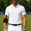 Plain White Polo T-Shirt | 180 GSM Polo Knit | 100% Polyester | Wrinkle Free Stretchable Sports Wear