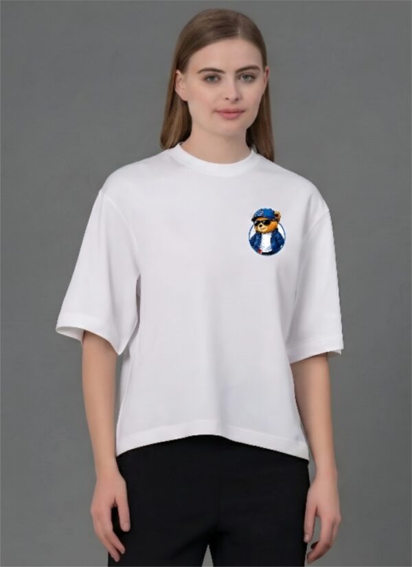 AX8Z_24W_GXDGKJKFAS_2026-01-30_1.jpg Oversized T-Shirt for Women | Bear Graphic Back Print White Tee | Loopknit 240 GSM Premium Cotton | Streetwear Oversize T Shirt