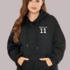 Believe Your Dream Neymar Jr Oversized Hoodie – Women Black Football Graphic Hoodie | Fleece 300 GSM Premium Streetwear