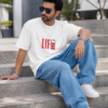 ChatGPT Image Aug 1, 2026, 02_14_46 PM Oversized White “One Step” T-Shirt – 240 GSM Loopknit Cotton DTF Print Streetwear