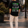 Stay Strong Oversized T-Shirt for Men | Motivational Typography Graphic Tee | Minimal Streetwear Casual Black Oversized Cotton Tshirt