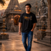ChatGPT Image Aug 1, 2026, 11_05_18 AM Mahakal Divine Graphic Oversized Black T-Shirt for Men & Women | Spiritual Lord Shiva Back Print | Premium 240 GSM Loopknit Cotton | Unisex Streetwear Devotional Design | Front Sanskrit Typography & Detailed Back Artwork