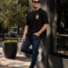 ChatGPT Image Aug 3, 2026, 02_36_58 PM Unisex Oversized Dark Green Graphic Printed Round Neck T-Shirt Cartoon Inspired Back Print, Casual Streetwear, Half Sleeve Premium Cotton Tee