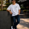 Urban Rebel Oversized T-Shirt for Men | Anime Graphic Back Print | Loopknit 240 GSM Premium Cotton | Streetwear Drop Shoulder Tee