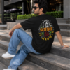 Black Science Graphic Printed Men’s Oversized T-Shirt | “Science Is Magic” Statement Back Print | Loopknit Fabric 240 GSM | Premium Casual Streetwear Tee – GiftSpeaks