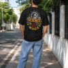 Black Science Graphic Printed Men’s Oversized T-Shirt | “Science Is Magic” Statement Back Print | Loopknit Fabric 240 GSM | Premium Casual Streetwear Tee – GiftSpeaks