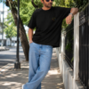Black Science Graphic Printed Men’s Oversized T-Shirt | “Science Is Magic” Statement Back Print | Loopknit Fabric 240 GSM | Premium Casual Streetwear Tee – GiftSpeaks