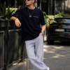 ChatGPT Image Aug 8, 2026, 02_50_01 PM Captain Cool Graphic T-Shirt for Men | M.S. Dhoni Inspired Back Print Oversized T-Shirt | Navy Blue Cricket Fan T-Shirt for Boys & Men | Premium Cotton by giftspeaks