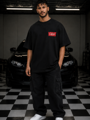 ChatGPT Image Aug 8, 2026, 03_35_28 PM Men's Cricket Legend Graphic Oversized T-Shirt | Bold Victory Back Print | Premium Loopknit 240 GSM Cotton | Statement Streetwear Fit