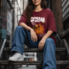 ChatGPT Image Jul 21, 2026, 03_56_20 PM Womens Oversized Queen Bee Graphic T-Shirt | Premium Loopknit 240 GSM | Stylish Casual Wear by giftspeaks